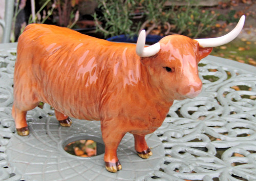 Beswick highland horned cow - highland,