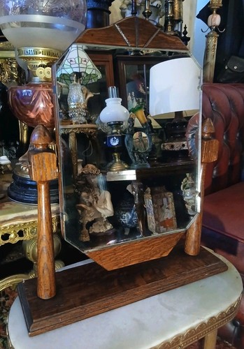 Dressing table antique mirror - antique,