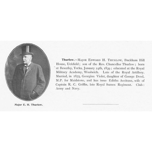 Major edward thurlow of - major,