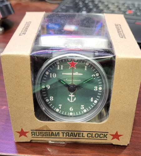 Russian travel clock soviet - travel,