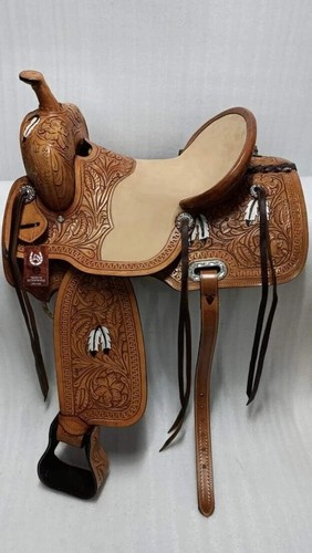Western leather hard seat - hard,