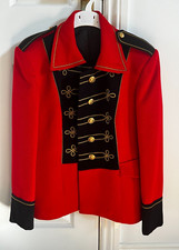 Red, rare womens marching band uniform by Henca B.V. Uniformen en Toebehoren