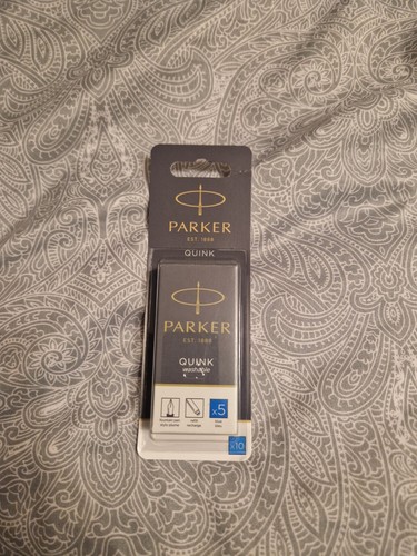 Parker quink black - quink, blue