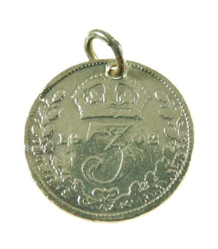 Antique edwardian lucky silver - edwardian,