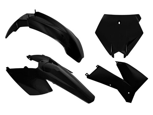 Rtech plastic kit black ktm - black,