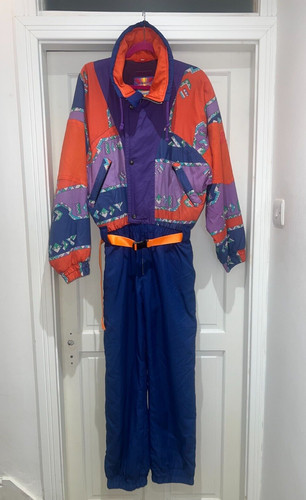 Retro ski suit - retro, vintage