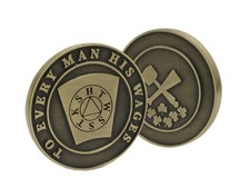 Masonic token mark - token, penny