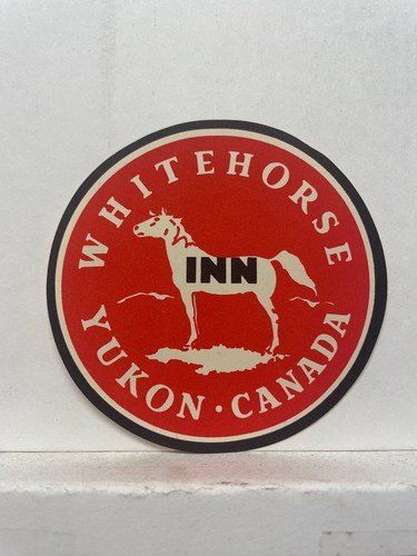 Whitehorse inn luggage - luggage, label