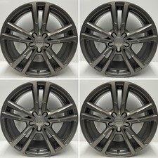 Genuine Audi Q3 A3 Sline 18” 5x112 Refurbished Alloy Wheels Grey 8U0601025AJ