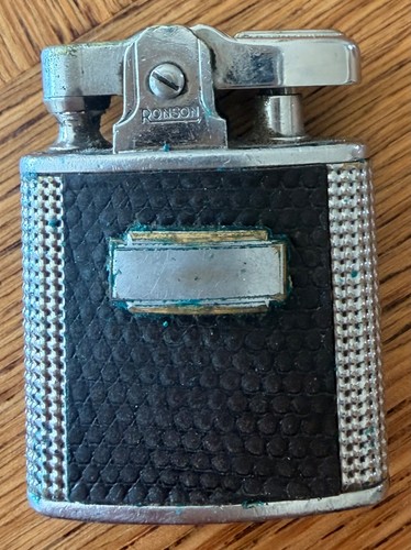 Vintage ronson lighter with - ronson,
