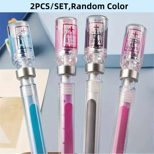 10pcs syringe gel pens - 10pcs, novelty