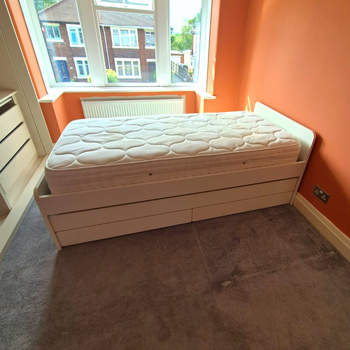 Ikea white single daybed - ikea,