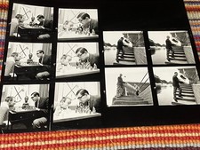 Edward Woodward - rare original photograph contact sheet. Callan actor