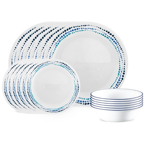 Corelle vitrelle piece - corelle, 18-piece