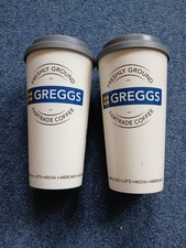 2 X Greggs The Bakers Travel Coffee Cup Reusable & Fyre Festival Wristband 