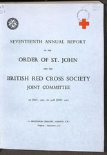Annual Reports of the Order of St. John and the British Red Cross Society Joint