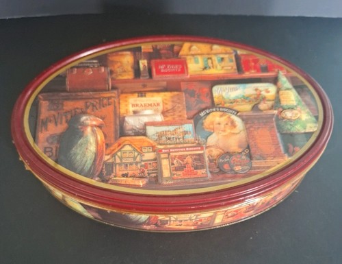 Mcvities biscuit tin vintage - tin,
