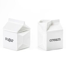 Ceramic Sugar and Creamer Set
