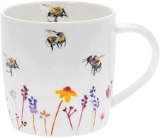 Busy Bees Mug Floral Design