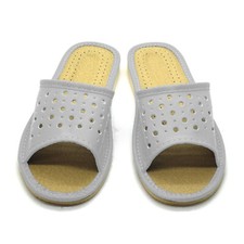 Women's Ladies Faux Leather Slippers Mules Sandals Flip-Flop Sizes 3-8 Summer