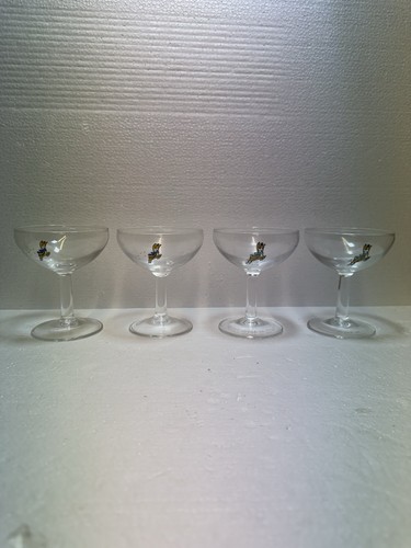 Babycham glasses - glasses, x4