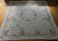 Vintage Cream  Embroidered