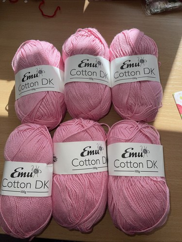 Emu pink cotton 100g - dk,