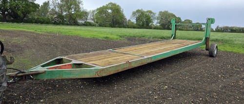 Long farm low loader trailer - long,