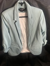 Women’s Top shop Duck Egg Blue Blazer Size 12