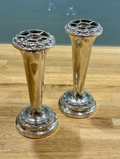 Pair of English Lanthe Silver