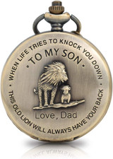 Lion Pattern Engraved Pocket