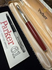 Vintage Parker 61 Custom Red