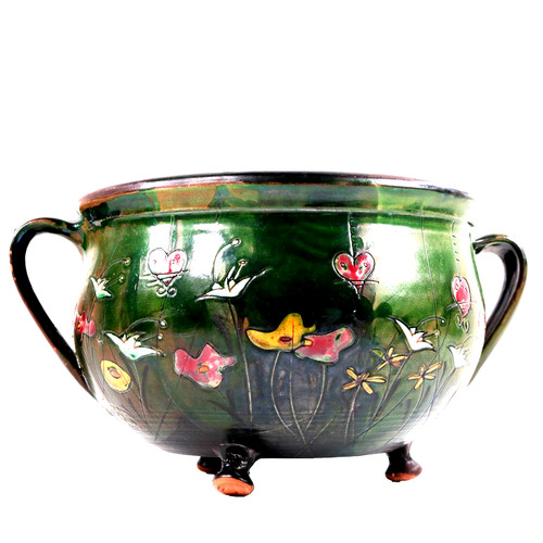 Arts crafts pottery - arts, cauldron