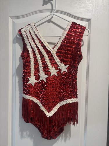 Vintage red white - vintage, sequined