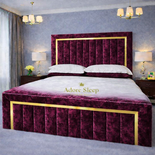Modern crushed velvet - crushed, lined