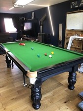 Snooker table, 8‘ x 4‘ Solid oak ￼￼