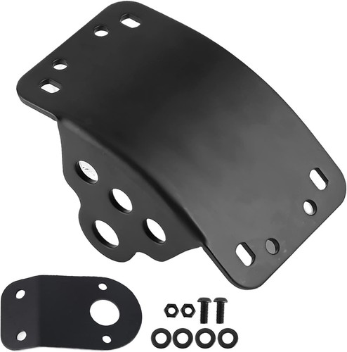 Motorcycle side mount - side, license