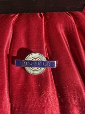 Sheffield Pin Badge Metal Enamel In Style Of London Underground