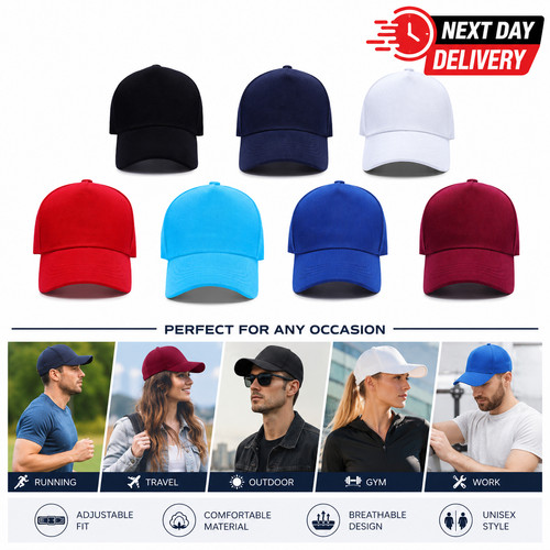 Plain baseball cap - plain,