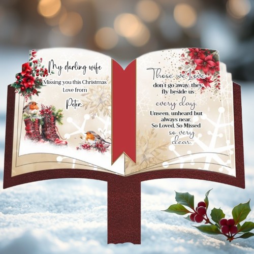 Personalised book shaped - book,