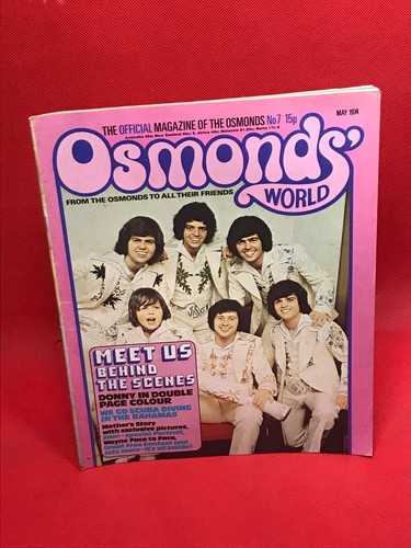 Osmonds world magazine may - world,