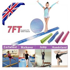 7FT Balance Beam Gym Gymnastics Bars Home Training Folding For Kids Child Adult