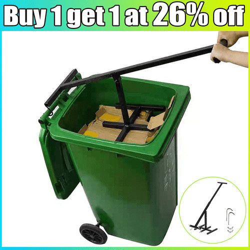 Wheelie bin compactor - bin, press