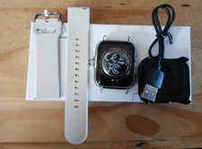 Smart Watch Wireless Calling/ Dial, Multi-Sport Mode Buff Coloured Strap New *