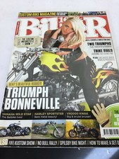 100% Biker UK Based Custom Bike Magazine Issue No122 Triumph Bonneville 3211 M27