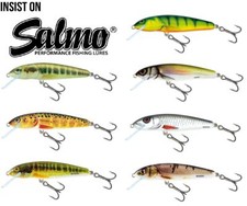 Salmo Minnow Sinking Crankbait 6 & 7cm / Perch Pike Lure Plug