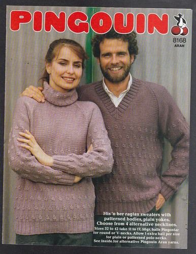 Pingouin aran knitting pattern - pingouin,