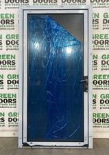 ALUMINIUM FRONT DOOR EXTERNAL EXTERIOR FULL PANELL ALI GREY NEW MODERN METAL