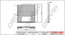 Cabin filter Particulate Filter DP1110.12.0339 Dr!ve+ for TOYOTA COROLLA Estate