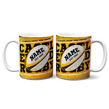 Personalised Castleford Tigers Mug Rugby League Cup Birthday Dad Gift RPM02